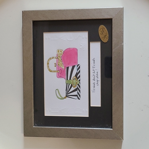 Hand painted picture of Hand Bags